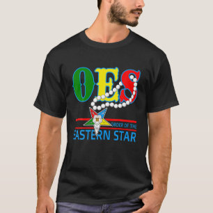 OES Star Necklace Order Of The Eastern Star Mother T-shirt