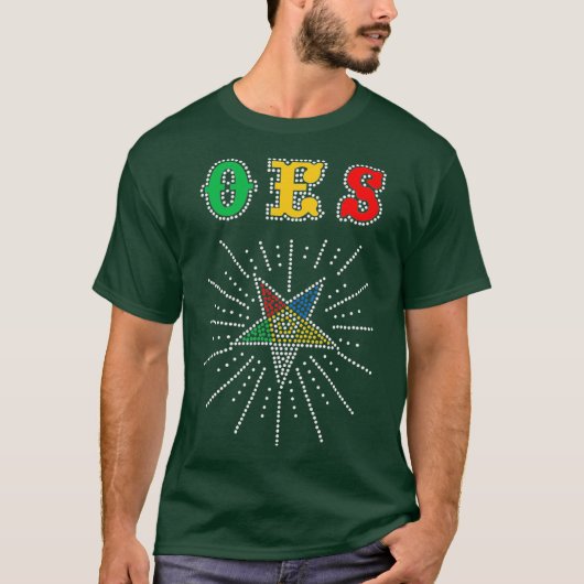 OES Star Shining Order of the Eastern Star Day T-shirt (Voorkant)