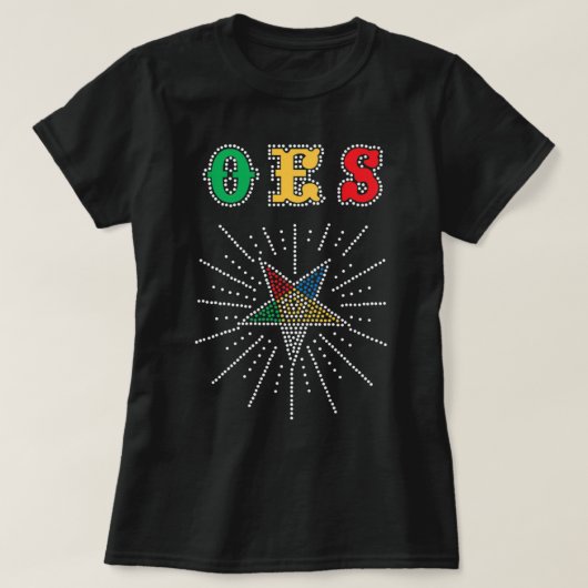 OES Star Shining Order of the Eastern Star Parents T-shirt (Design voorkant)