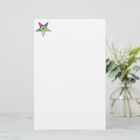 OES Star Stationery Briefpapier (Staand voorkant)