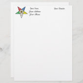 OES Star Stationery Custom Briefhoofd (Voorkant / Achterkant)