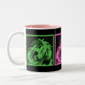 OES Topspin Tweekleurige Koffiemok (Links)