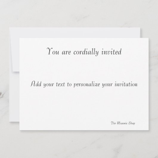 OES-uitnodiging Kaart (Achterkant)