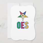 OES-verjaardagsuitnodiging Kaart (Achterkant)