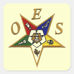 OES VIERKANTE STICKER