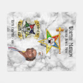 OES Worthy Matron Fleece Deken (Voorkant (Horizontaal))