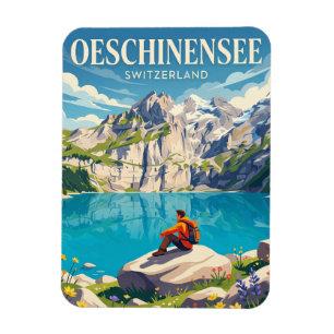 Oeschinemeer Zwitserland Magneet