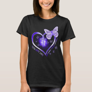 oesofageale kanker hartkruis gift krijger t-shirt