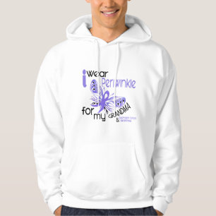 Oesophageale kanker Ik DRAAG PERIWINKEL VOOR MIJN  Hoodie