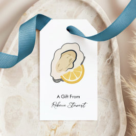 Oester Als Geschenk Van Persoonlijke Gelegenheid Cadeaulabel