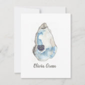 oester art met name notecard bedankkaart (Voorkant)