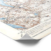  oester Bay Long Island New York Map Poster (Hoek)