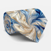 Oester & Blauw Stropdas (Opgerold)