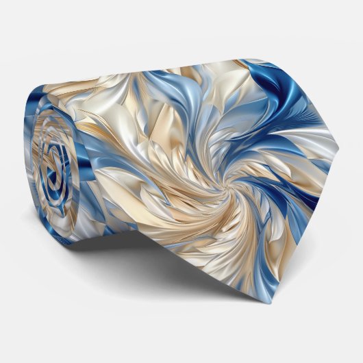 Oester & Blauw Stropdas (Opgerold)