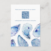 Oester Bruiloft Details Hotel Info QR code Informatiekaartje (Achterkant)
