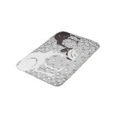 Oester-Catcher Silhouet - Badmat (Gekanteld)