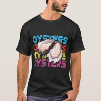 Oester- en schelpdieren voor de zeevruchten t-shirt
