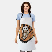 Oester Honkbal Zeevruchten Honkbal Sportliefhebber Schort (Gedragen)