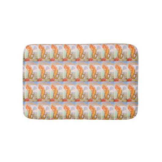 oester mermaids patroon badmat (Voorkant)