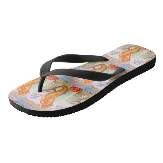 oester mermaids teenslippers (Schuin)