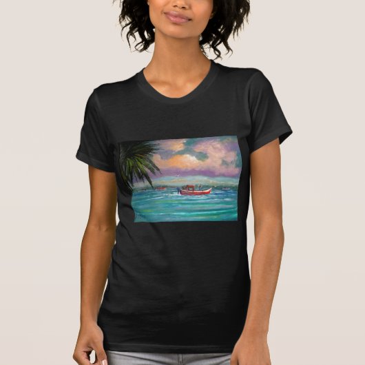 Oester oogst in de baai van Apalachicola T-shirt (Voorkant)