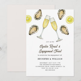 Oester Roast Champagne Verloving Kaart