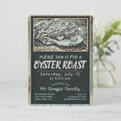 Oester Roast Tan en Blauw Algemeen Kaart (Staand voorkant)