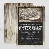 Oester Roast Zwart en Wit Algemeen Kaart (Voorkant / Achterkant)