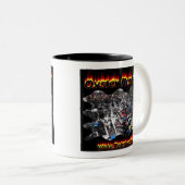 oester run 2007 Anacortes WA Tweekleurige Koffiemok (Voorkant rechts)