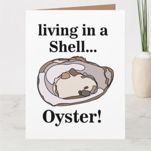 Oester Schaaldieren Grappig Kaart