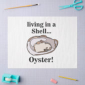 Oester Schaaldieren Grappig Tissuepapier (Craft)