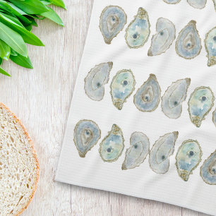 Oester Schelp   Kust Keuken Theedoek