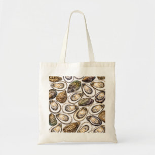 Oester Schelp Patroon Tote Bag