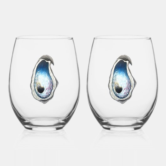 Oester Stemless wijnglas - 2 set Wijnglas Zonder Voet (Voorkant)