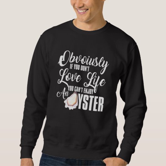 Oester Zee Voedsel Pun Weekdier T-shirt 1 (Voorkant)