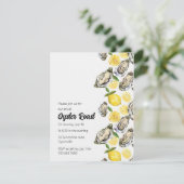 Oesterbraaduitnodiging Aankondiging (Staand voorkant)