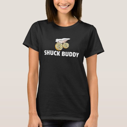 Oesterdag voor zeevruchten Shucker T-shirt (Voorkant)