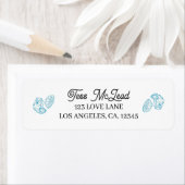 Oesterfeest retour adreslabels etiket (Insitu)