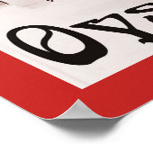 Oesterfestival, in het rood. New Orleans Poster (Hoek)