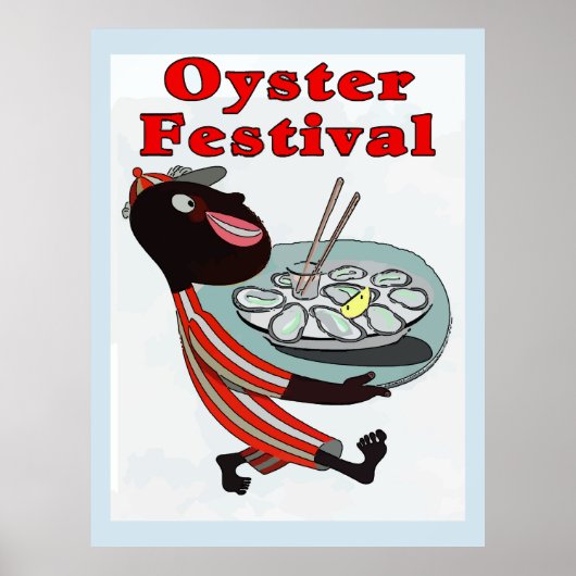 Oesterfestival,  ober poster (Voorkant)