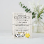 Oesterkweek Feestelijke Zeevaart Thema Feest Kaart (Staand voorkant)