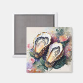 Oesterolieverfschilderij Bloemenkunst Magneet (Voorkant / Achterkant)