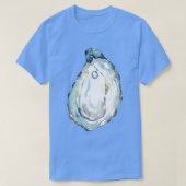 Oesterparel Shell Kustdecor Strand Wall Art T-shirt (Design voorkant)