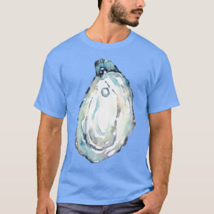 Oesterparel Shell Kustdecor Strand Wall Art T-shirt