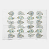 oesterpatroon van de Waterverf aan de kust Theedoek (Horizontaal)