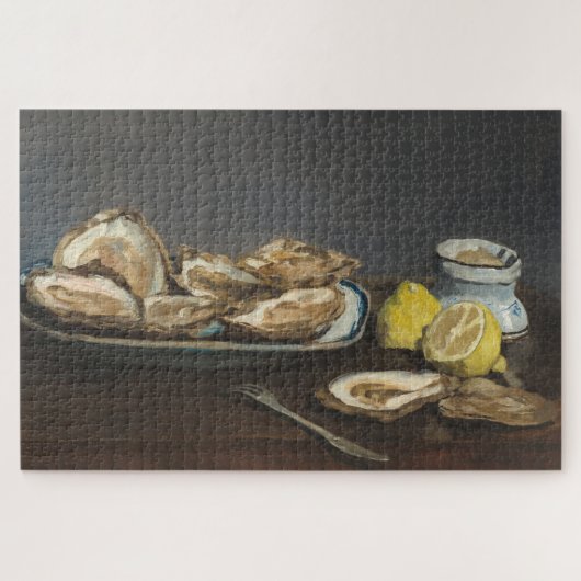 Oesters (door Edouard Manet) Legpuzzel (Horizontaal)