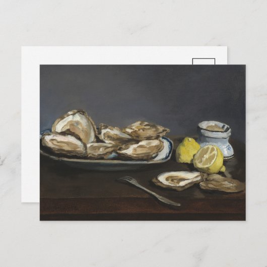 oesters | Édouard Manet Briefkaart (Voorkant / Achterkant)