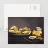 Oesters - Édouard Manet Briefkaart (Voorkant / Achterkant)