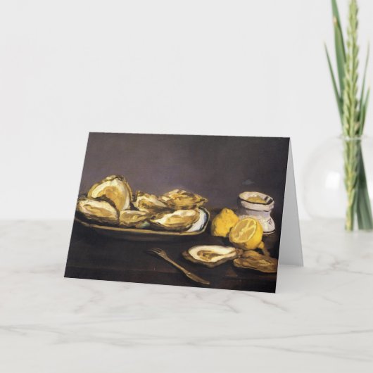 Oesters - Édouard Manet Kaart (Voorkant)