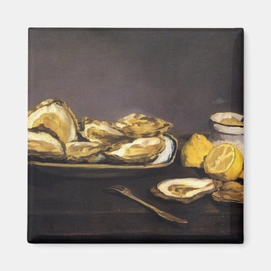 Oesters - Édouard Manet Magneet (Voorkant)